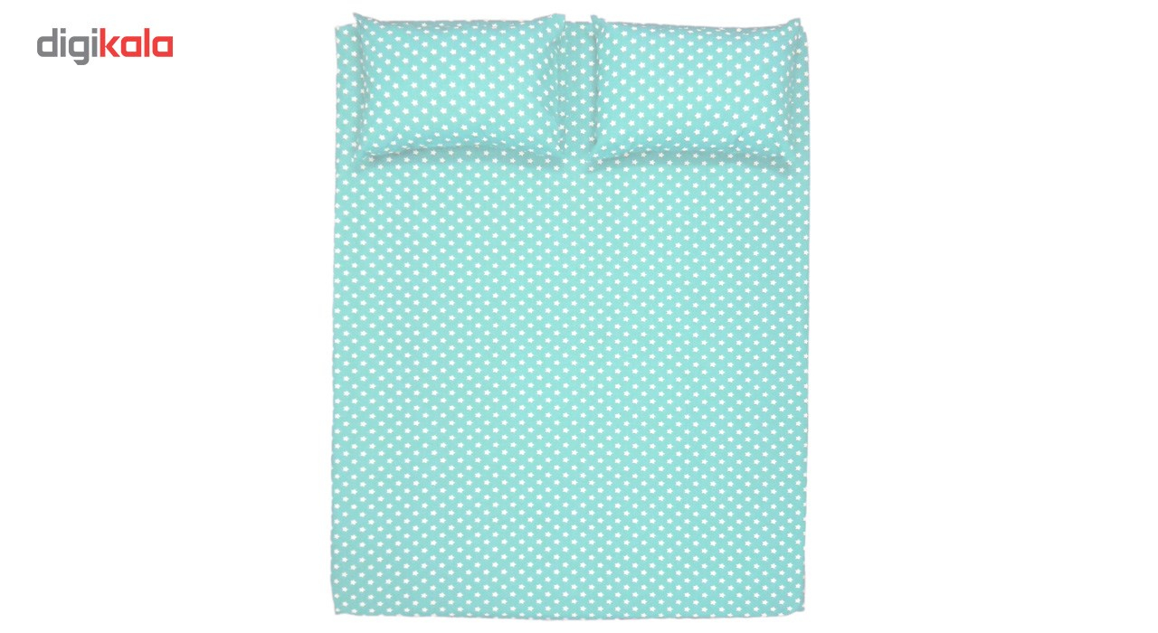 سرویس ملحفه هارمونی مدل star-02 دو نفره سه تکه