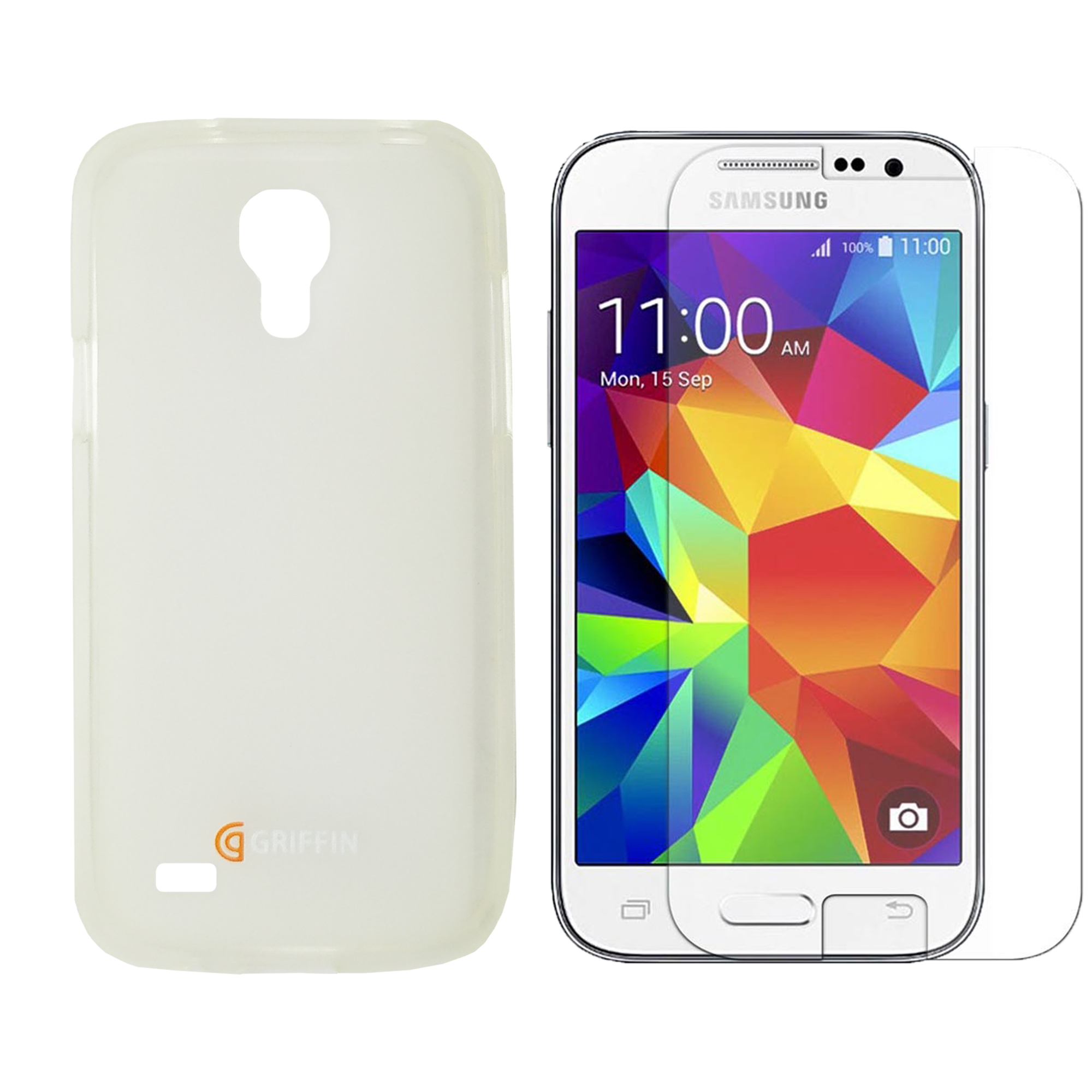کاور گریفین مدل MC-2883 مناسب برای گوشی موبایل سامسونگ Galaxy S4 Mini / i9190 به همراه محافظ صفحه نمایش