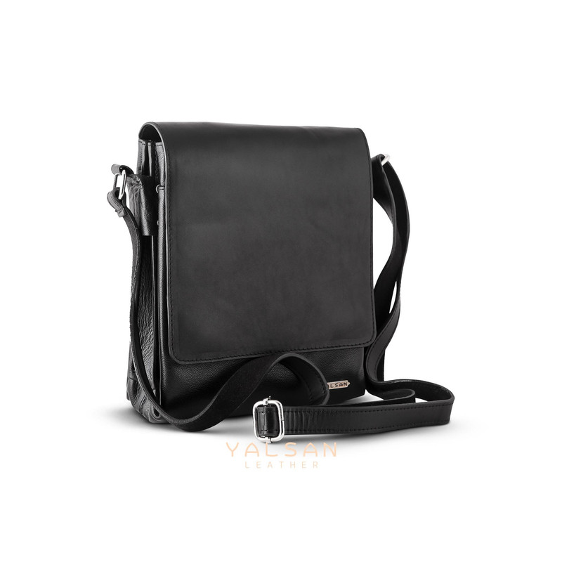 کیف رودوشی مردانه چرم یلسان مدل رادمان کد 044-MC-01 