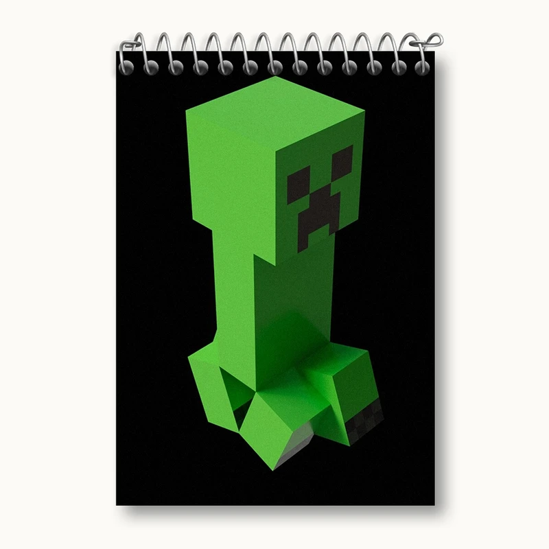 دفتر یادداشت 50 برگ خندالو مدل بازی ماینکرافت (Minecraft) کد 36997