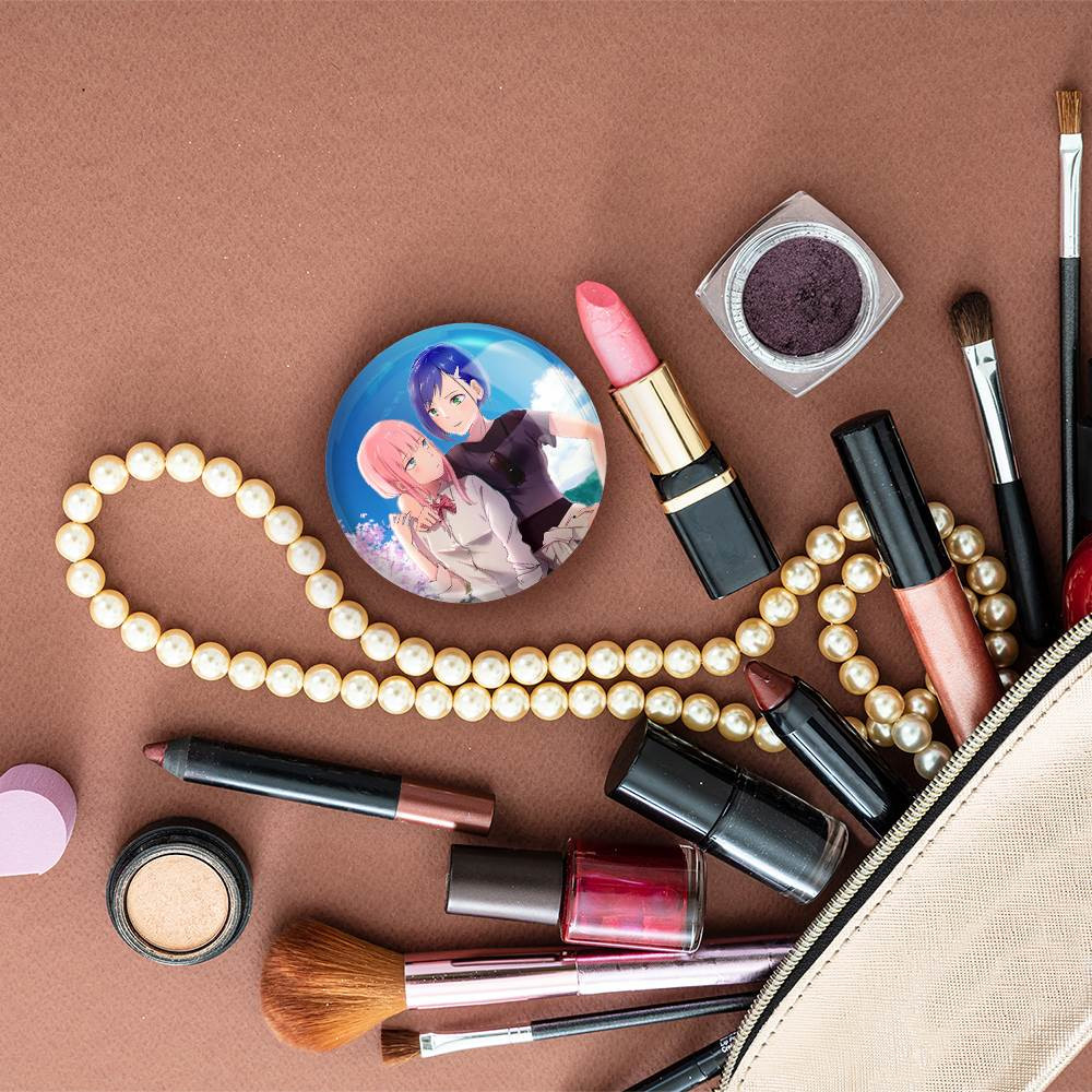 آینه جیبی خندالو مدل زیروتو و ایچیگو انیمه دارلینگ در فرنکس کد 12012