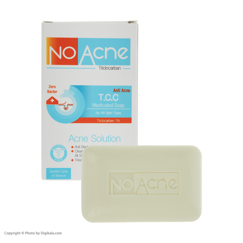 صابون شستشو نو آکنه مدل تی سی سی وزن 100 گرم