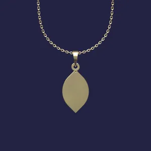 گردنبند طلا 18 عیار زنانه مدوپد مدل هندسی کد Z2-1-1236