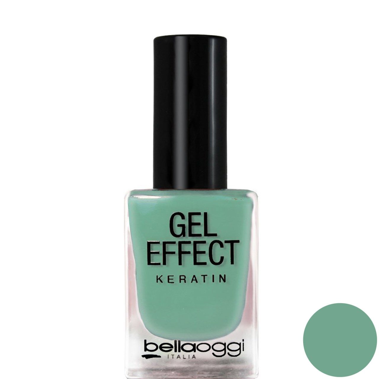 لاک ناخن بلاوجی مدل GEL EFFECT KERATIN شماره portofino green 054 -  - 1