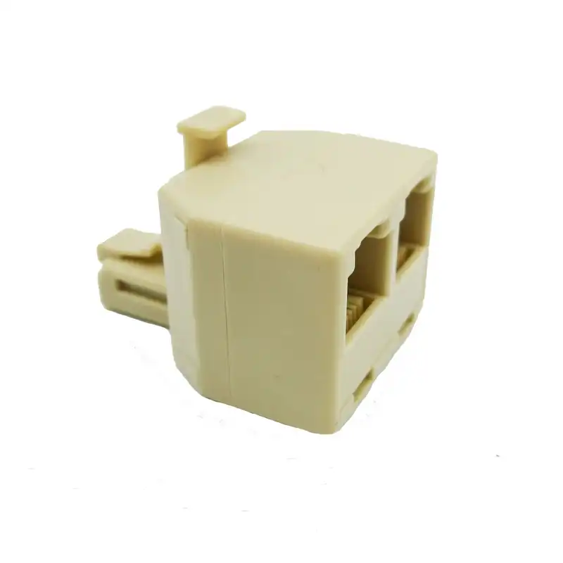 سوکت تلفن مدل تبدیل یک به دو خط تلفن