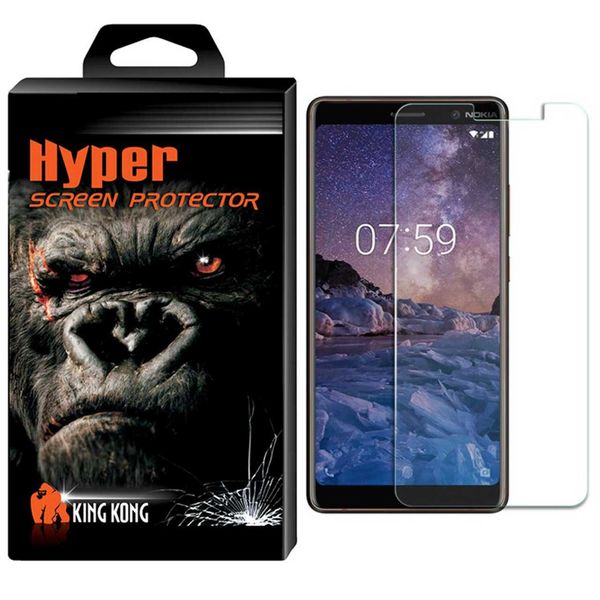 محافظ صفحه نمایش شیشه ای کینگ کونگ مدل Hyper Protector مناسب برای گوشی Nokia 7 Plus محافظ صفحه نمایش شیشه ای کینگ کونگ مدل Hyper Protector مناسب برای گوشی Nokia 7 Plus