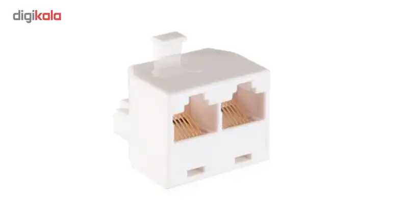 سوکت تلفن مدل تبدیل یک به دو خط تلفن