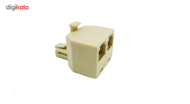 سوکت تلفن مدل تبدیل یک به دو خط تلفن