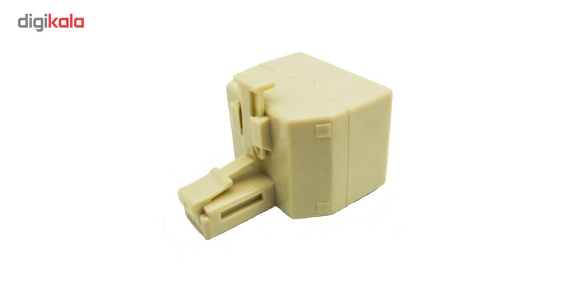 سوکت تلفن مدل تبدیل یک به دو خط تلفن