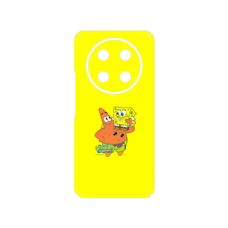 برچسب پوششی ماهوت مدل SpongeBob SquarePants مناسب برای گوشی موبایل آنر X9c