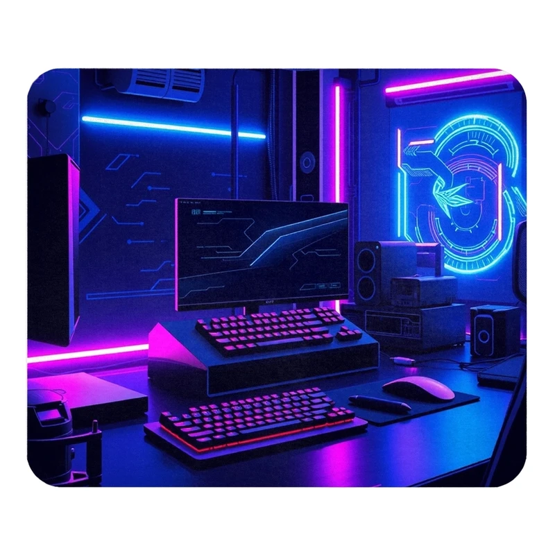 ماوس پد مدل سایبرپانک سایز 19x24 سانتی متر