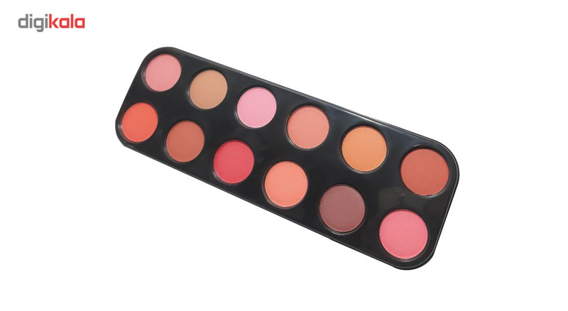پالت 12 رنگ رژ گونه مروان خیر مدل مات کد 1112