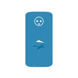 MAHOOT Minimal Paper Airplane Cover Sticker for Motorola Moto G6