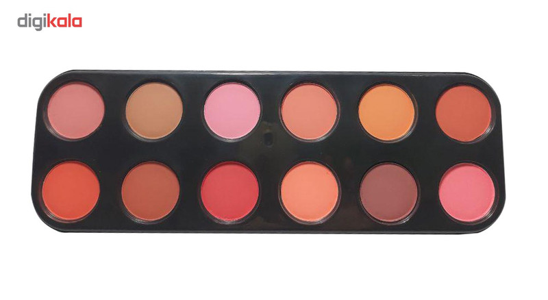 پالت 12 رنگ رژ گونه مروان خیر مدل مات کد 1112