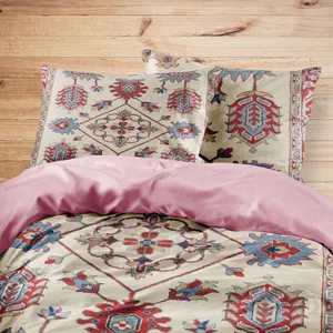 سرویس روتختی مدوپد طرح فرش هریس مدل C-Heris05 یک نفره 4 تکه