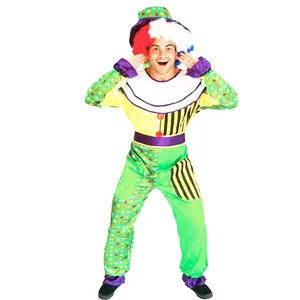 لباس دلقک بزرگسال مدل DSK TOY GREEN