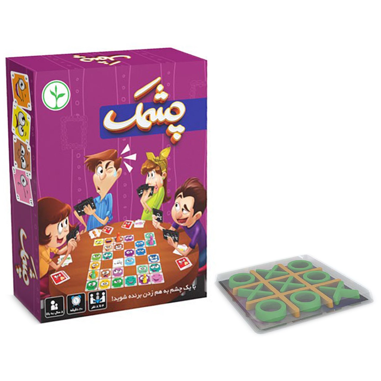 بازی فکری چشمک به همراه ایکس او مدل 2 در 1