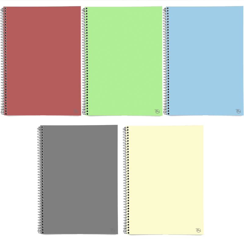 دفتر مشق 50 برگ مدوپد طرح ساده کد BD10073 مجموعه 5 عددی