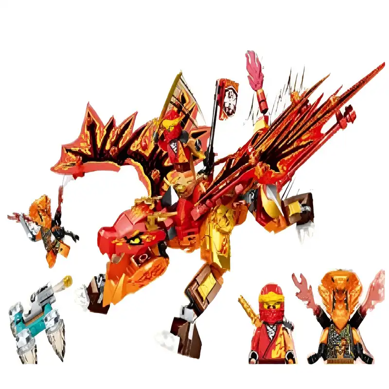 ساختنی ام مدل نینجا طرح اژدهای سرخ کد MG1051