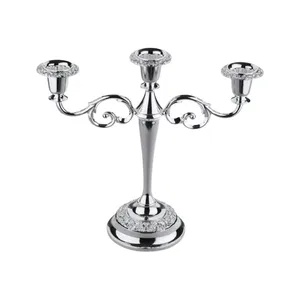 شمعدان طرح 3 شعله کویین آنه مدل 8203