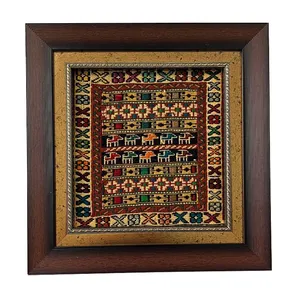 تابلو فرش دستباف مدل گلبافه