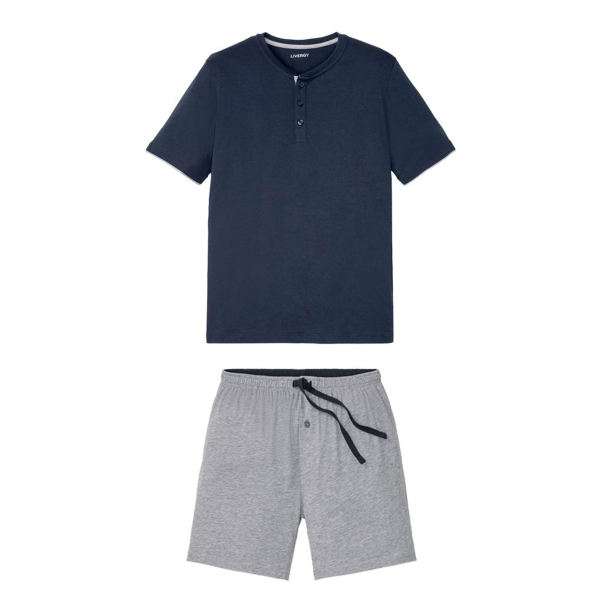 ست تی شرت و شلوارک مردانه لیورجی مدل Lo1010