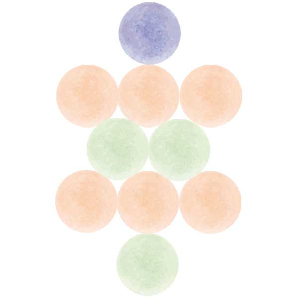 تیله بازی مدل PAS 280 بسته 10 عددی