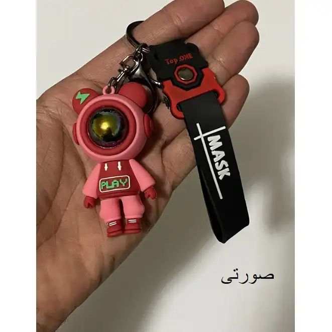 جاکلیدی مدل سیلیکونی طرح آدم فضایی کدaf