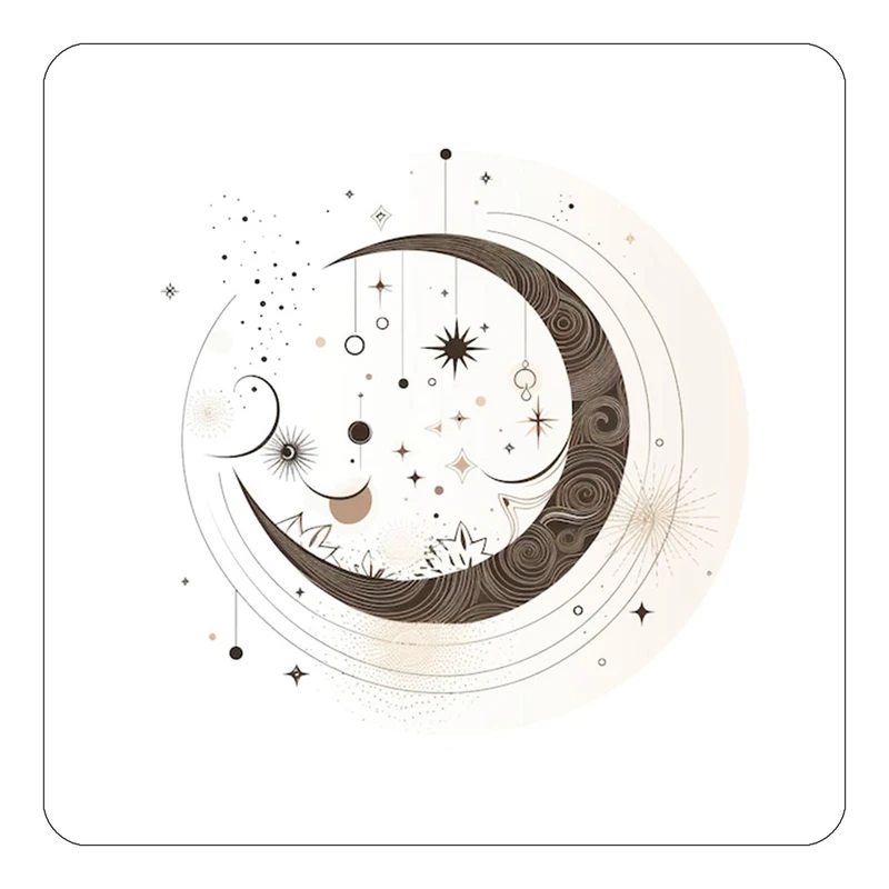 مگنت کاکتی طرح ماه و ستاره مدل mp54501