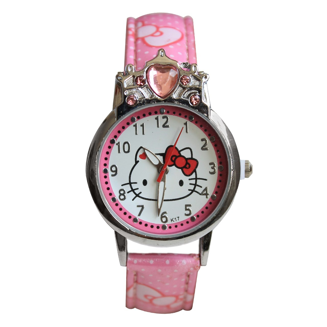 ساعت مچی عقربه ای بچگانه مدل Hello Kitty03