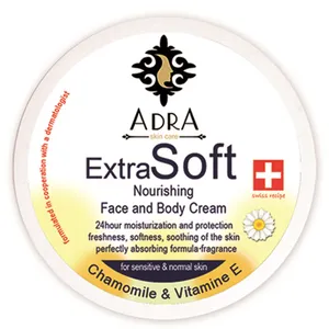کرم مرطوب کننده و ترمیم کننده آدرا مدل Extra Soft حجم 200  میلی لیتر