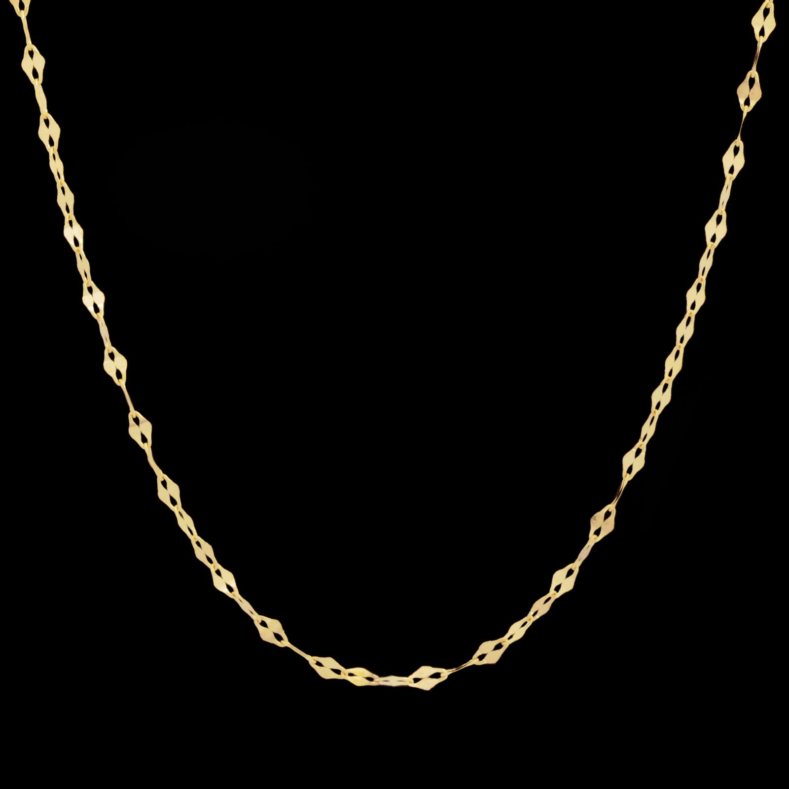 زنجیر طلا 18 عیار زنانه طلای مستجابی مدل کاملیا کد SH45 -  - 1