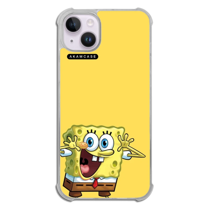 کاور آکام مدل AMC-WTA14PLUS-SPONGE BOB11 مناسب برای گوشی موبایل اپل iPhone 14 Plus