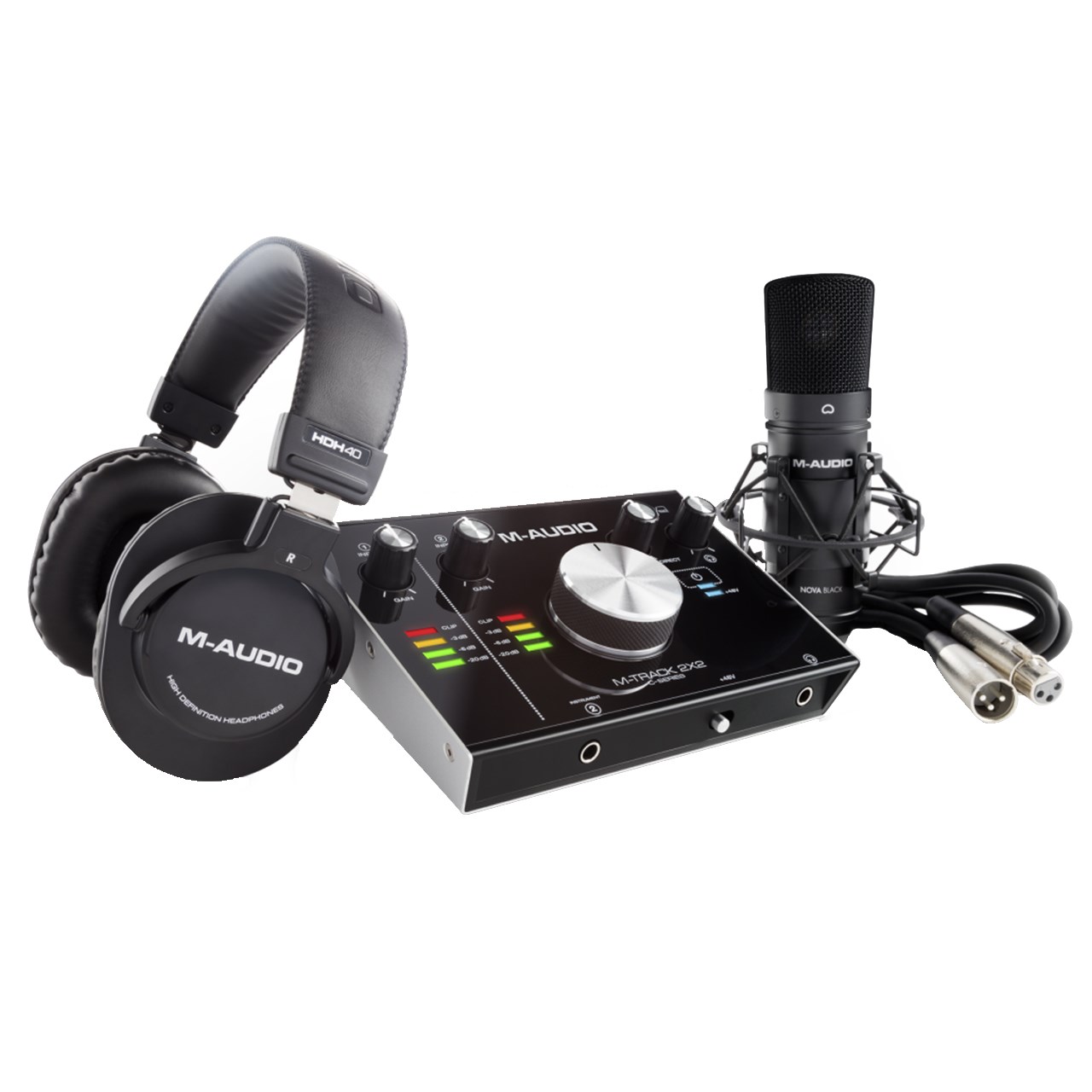 مجموعه تجهیزات ضبط صدای وکال ام-آدیو مدل M-Track 22 VSP