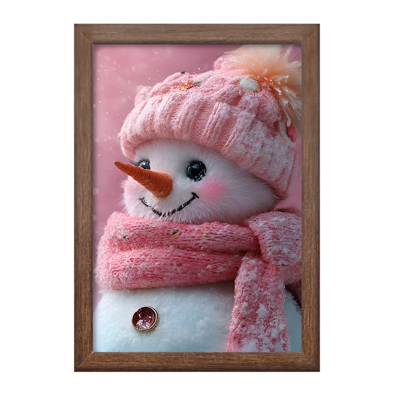 تابلو خندالو طرح آدم برفی بامزه کد F11625