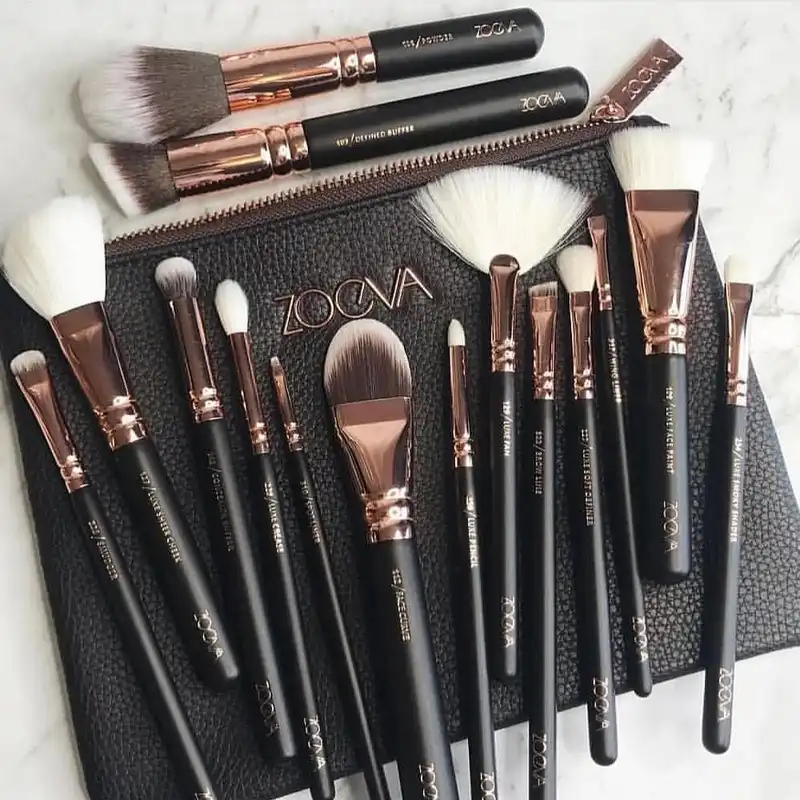 برس آرایشی ژووا کد 001 بسته 15 عددی