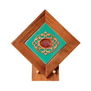 تندیس کاشی سلام مجموعه کاشی و عقیق  مدل حسین شهید