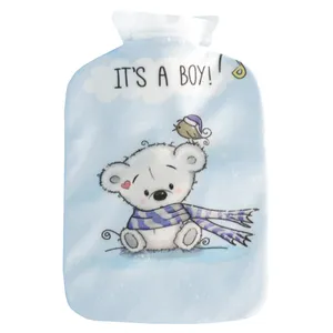 کیسه آب گرم کودک مدل خرس و شالگردن کد 01