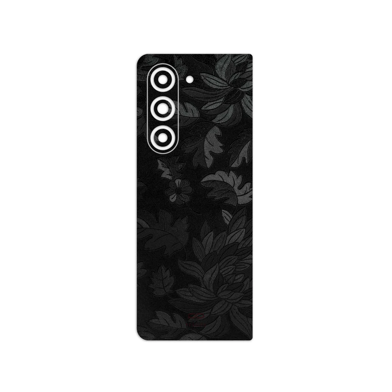 برچسب پوششی ماهوت مدل Black-Wildflower مناسب برای گوشی موبایل سامسونگ Galaxy Z Fold 5