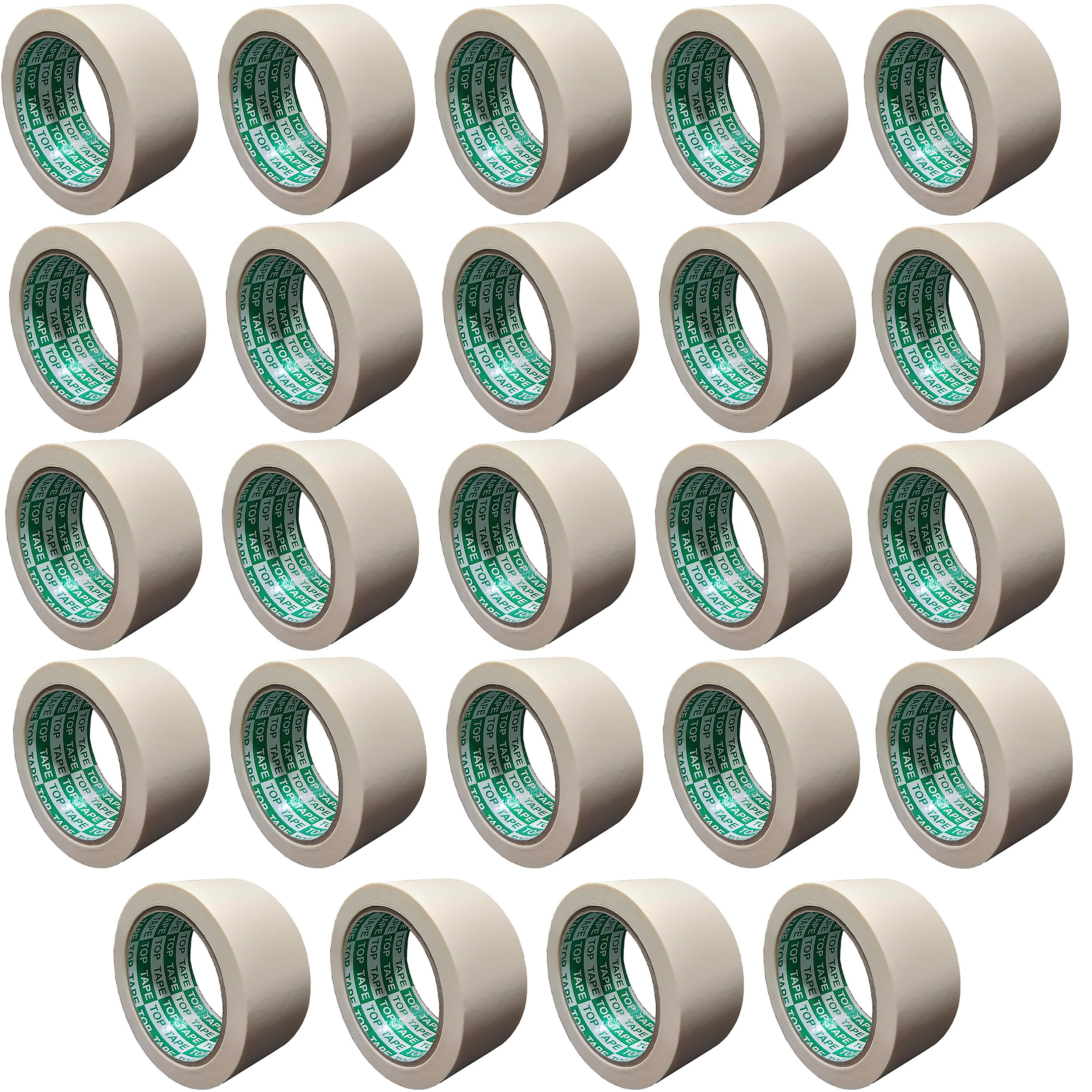 نوار چسب کاغذی تاپ تیپ کد T5 عرض 5 سانتی متر بسته 24 عددی