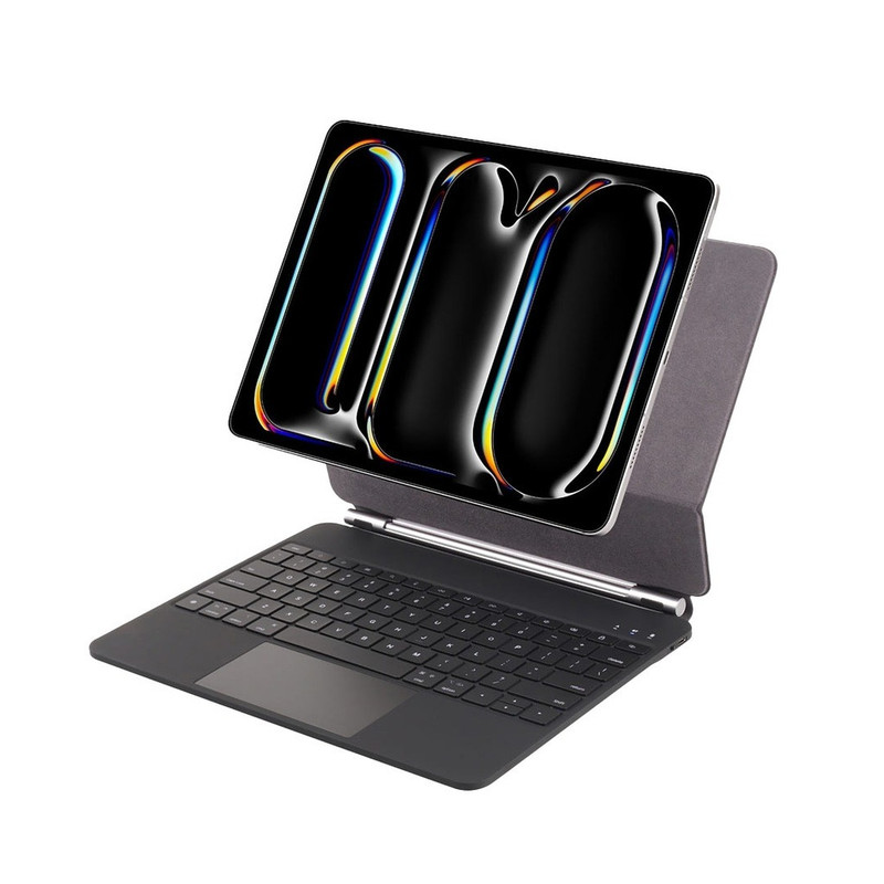 کیف کلاسوری کیبورد دار گرین لاین مدل Magic مناسب برای تبلت اپل iPad Pro 13 2024