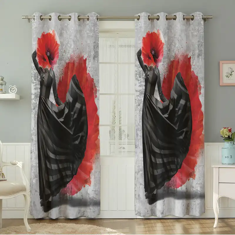 پرده نیروانا طرح مدرن   مدل مخمل کد 5141 سایز 140×280 سانتی متر