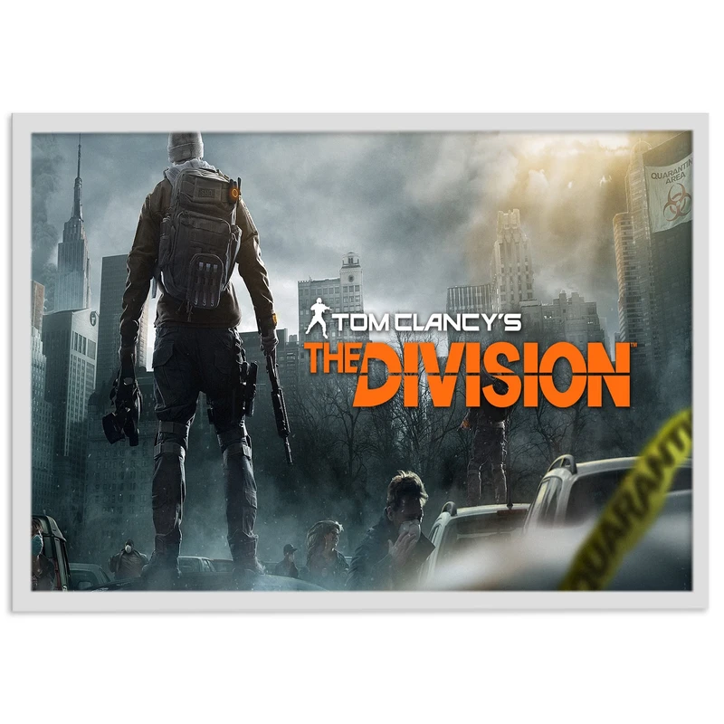 تابلو نوری بکلیت طرح بازی گیم نت The Division مدل چراغدار W-s1440