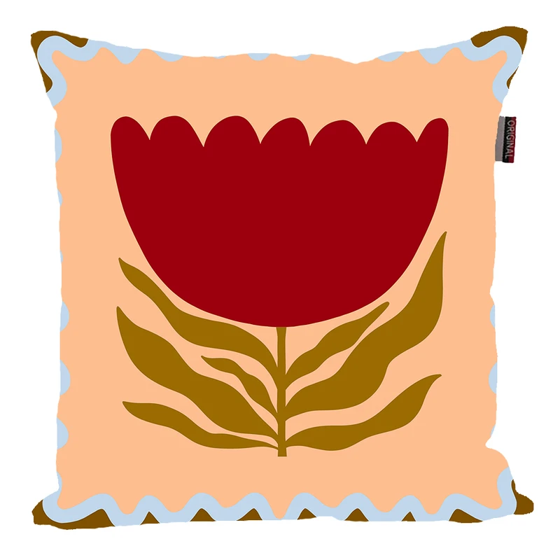 کوسن پاد آفرین مدل مینیمال طرح گل لاله کد PK30113