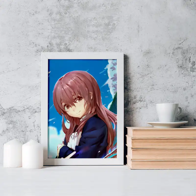 تابلو خندالو مدل شوکو نیشیمیا انیمه سایلنت ویس کد 15827