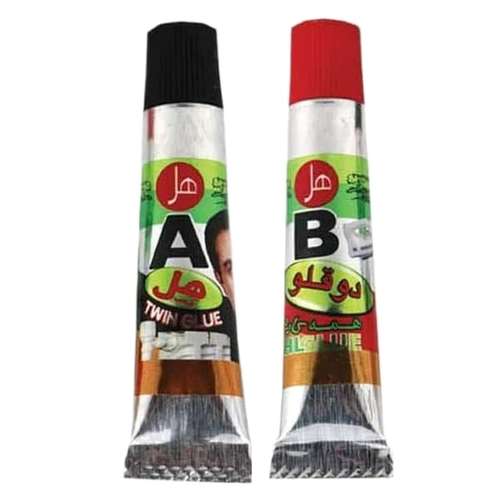 چسب دو قلو هل مدل EC-F14TBOX وزن 14 گرم مجموعه 2 عددی