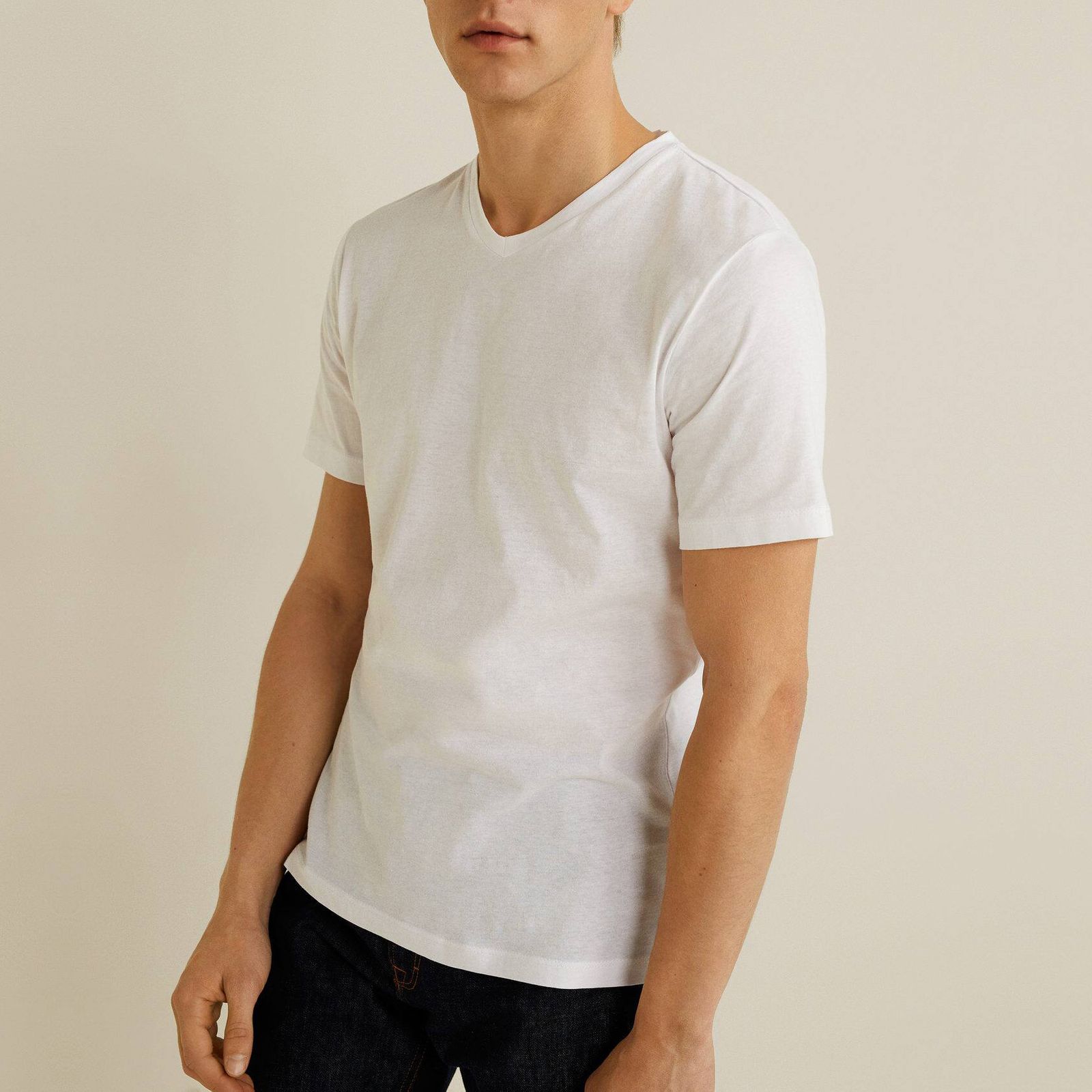 تی شرت آستین کوتاه مردانه مانگو مدل WT777CHEV -  - 3