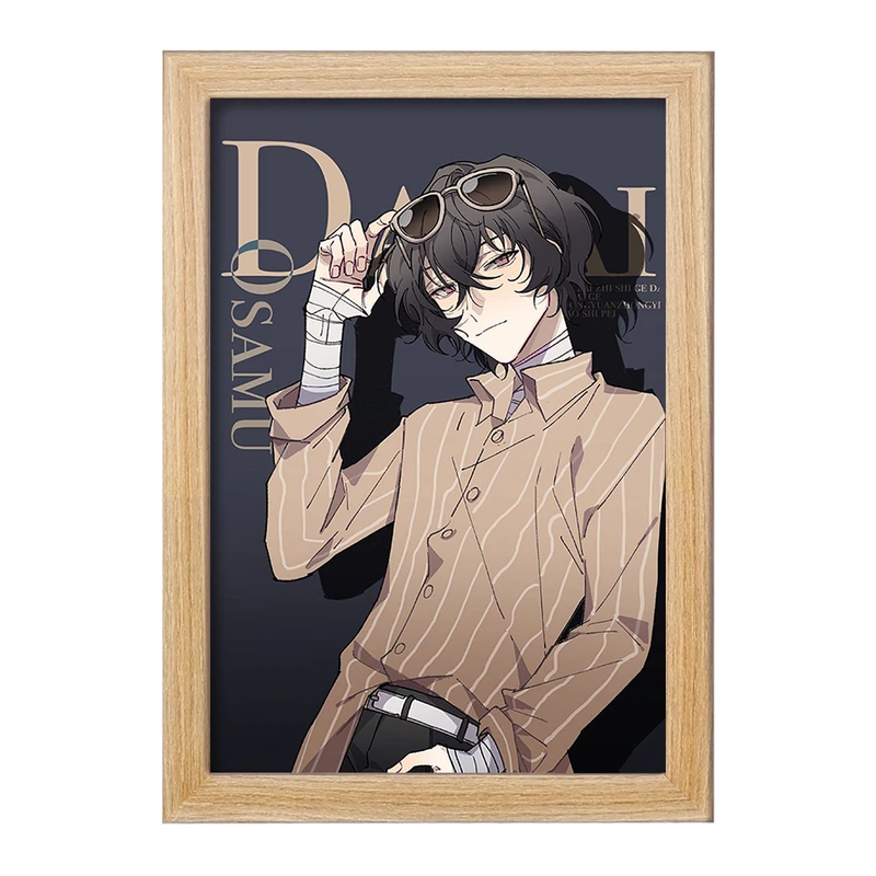 تابلو خندالو مدل دازای اوسامو انیمه سگ های ولگرد بانگو  کد 10133