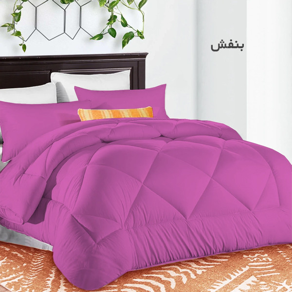 لحاف چیداری مدل میکرو دو نفره سایز 220x200 سانتی متر
