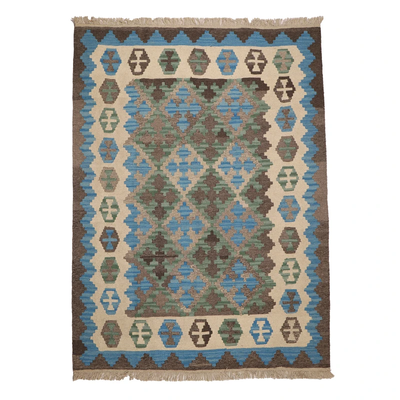 گلیم دستبافت سه متری مدل قشقایی کد 404101411